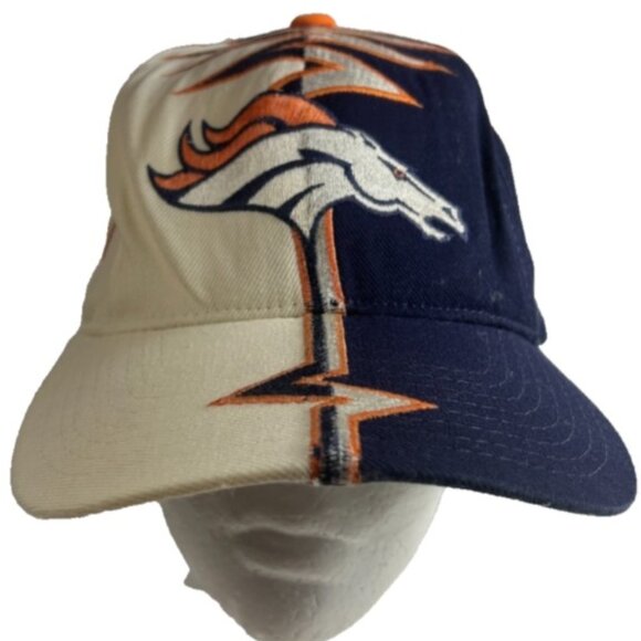 VTG NFL Denver Broncos Shockwave Cap Hat Starter Football Proline adjustable - Picture 1 of 10